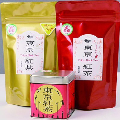 東京紅茶　ティーバッグ缶／リーフ袋／ティーバッグ袋